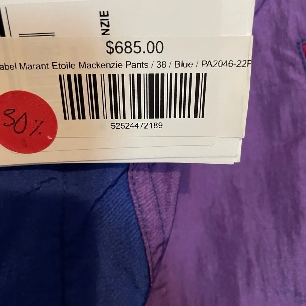 Isabel Marant MacKenzie colorblock track trouser. - Picture 6 of 11